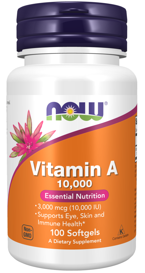 Vitamin A 10,000 Softgels, 100s