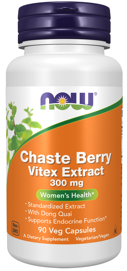 Chaste Berry Vitex Extract 300mg Veg Capsules, 100s