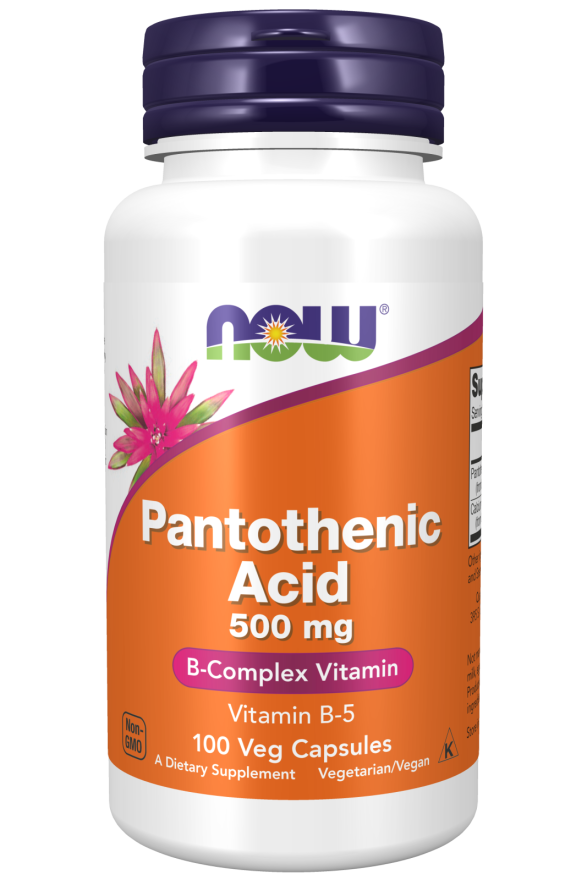 Panthotenic Acid 500mg Veg Capsules, 100s