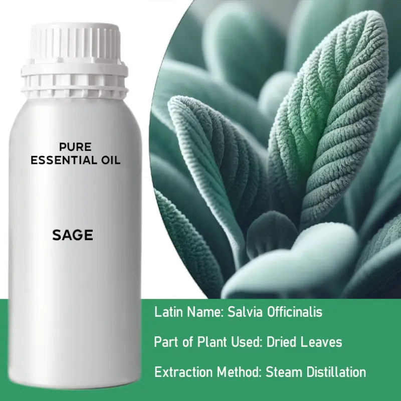 Sage Bulk Essential Oil, 1 litre