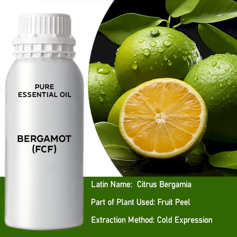 Bergamot (FCF) Bulk Essential Oil, 1 litre