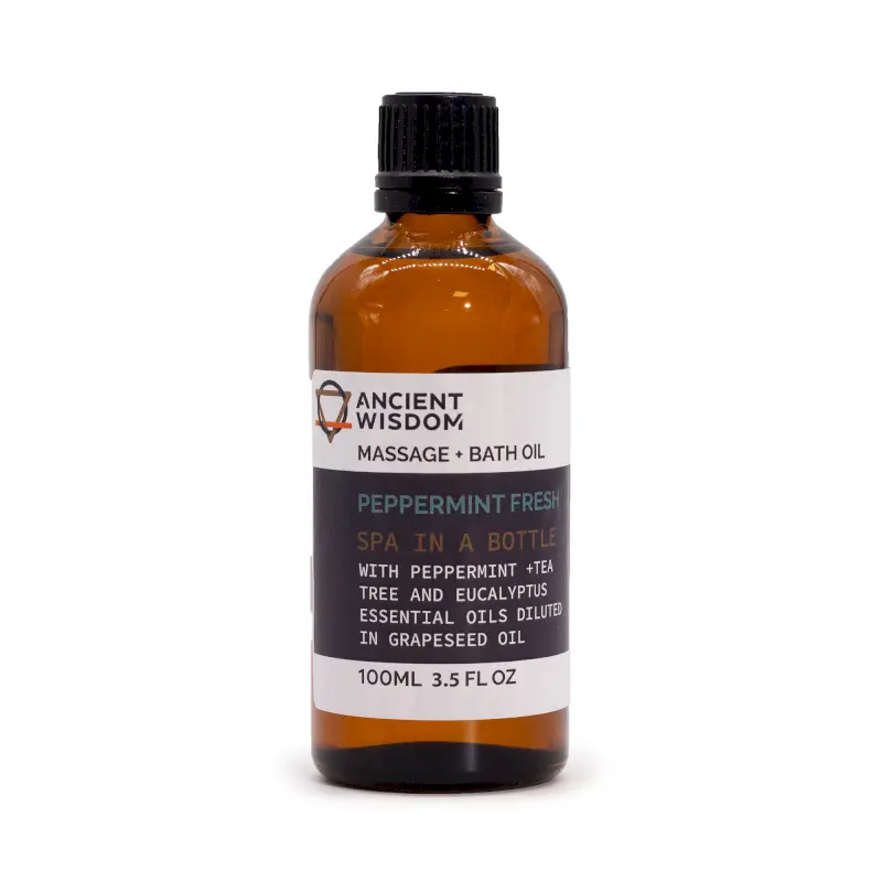Peppermint Fresh Massage Oil, 100ml