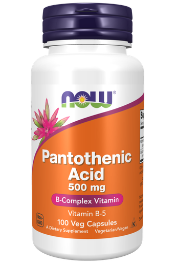 Panthotenic Acid 500mg Veg Capsules, 100s