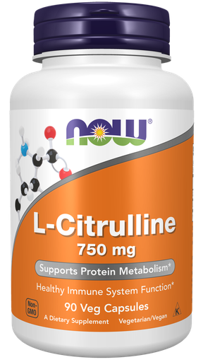 L-Citrulline 750 mg Veg Capsules, 90s
