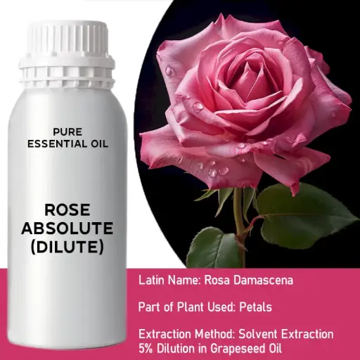 Rose Dilute Bulk Essential Oil, 1 Litre