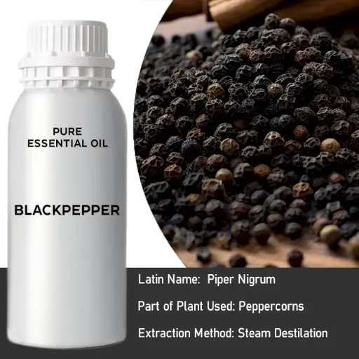 Blackpepper Bulk Essential Oil, 1 litre