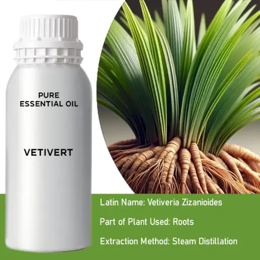 Vetiver Bulk Essential Oil, 1 litre