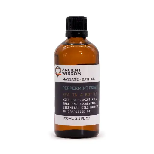 Peppermint Fresh Massage Oil, 100ml